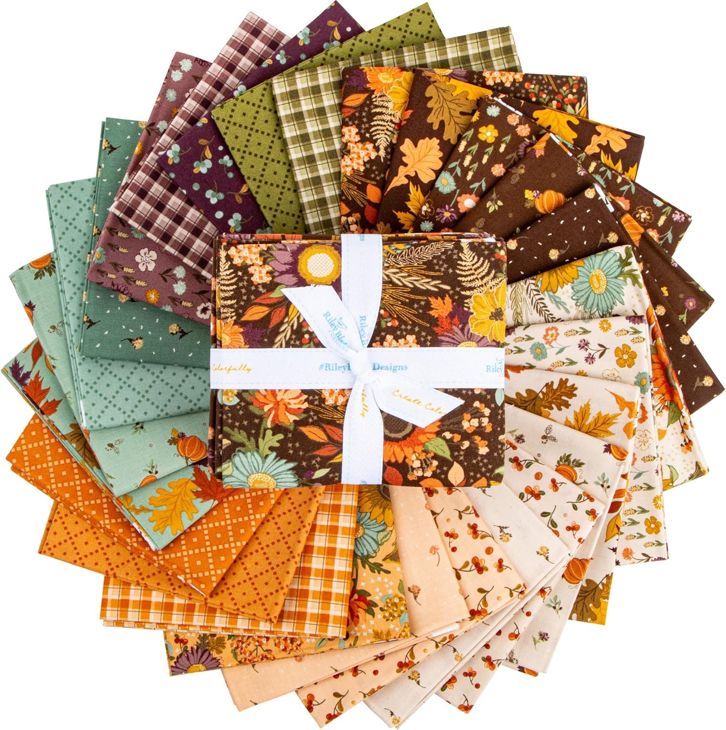 Sandy Gervais The Awe of Autumn 26 Fat Quarters Riley Blake Designs FQ-16190-26