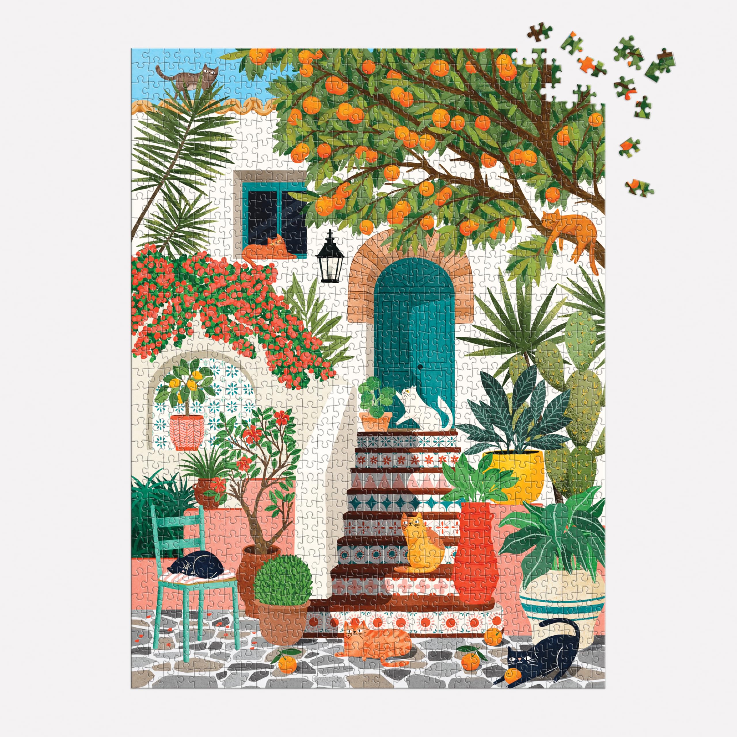 Mediterranean Cats 1000 Piece Puzzle - 4