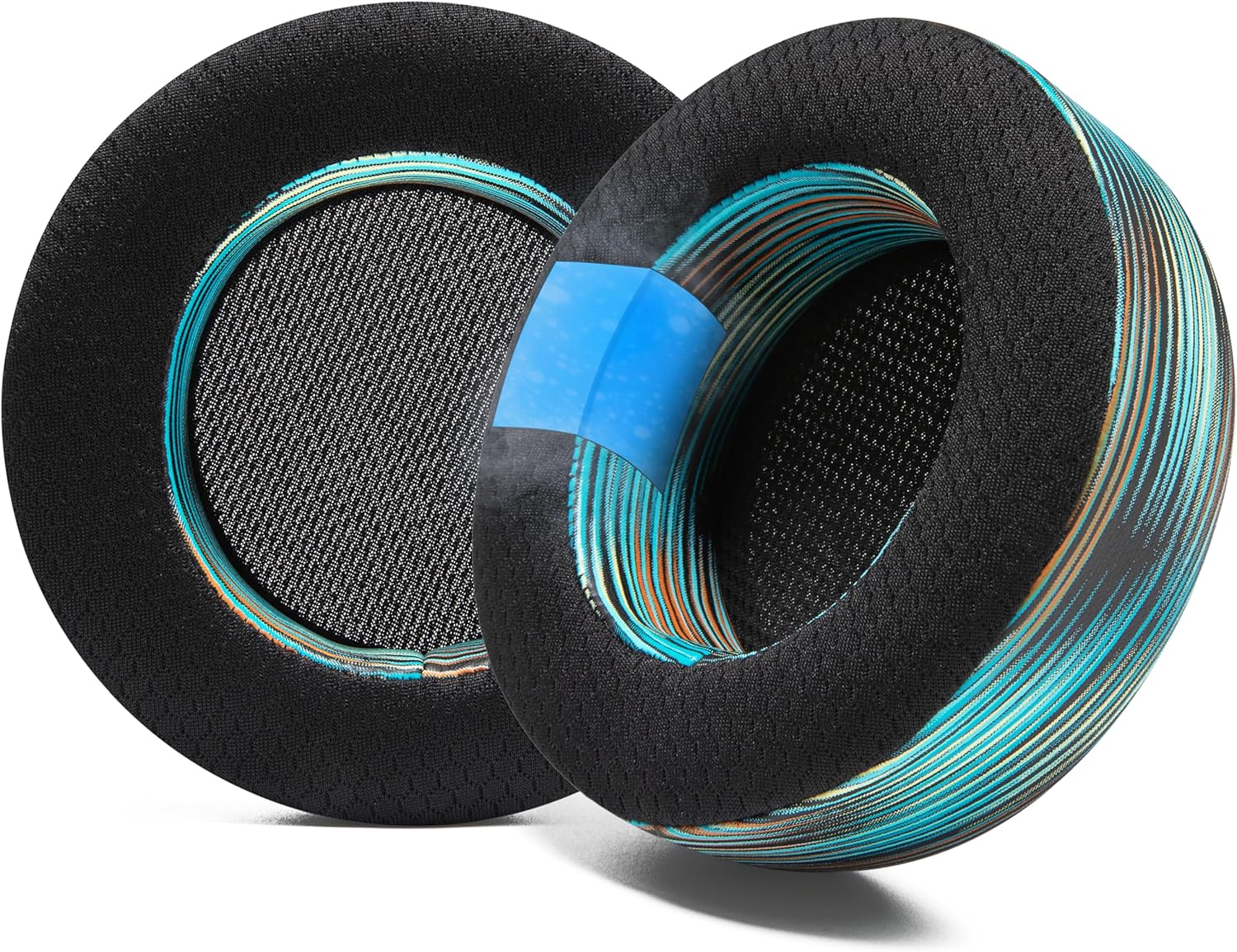 WC Freeze Virtuoso - Hybrid Fabric Cooling Gel Replacement Earpads for Corsair Virtuoso Gaming Headset, Made by Wicked Cushions, Improved Durability, Thickness and Sound Isolation | The Simulation