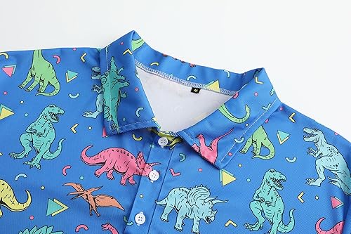 Miniatura 9 de Camisas de golf para hombre, Dry Fit, camisa de golf de manga corta, divertidas camisas polo de golf