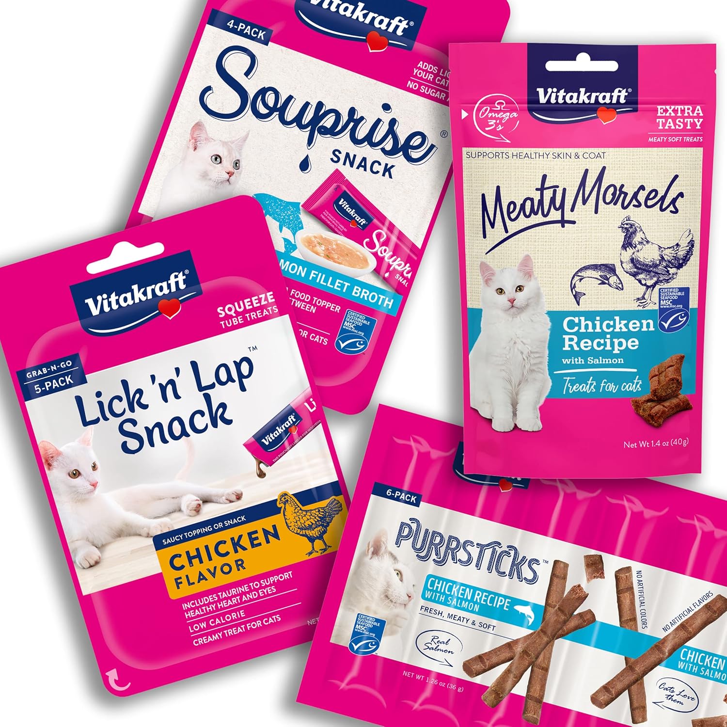 Vitakraft Cat Treat Variety Pack Pet Supplies