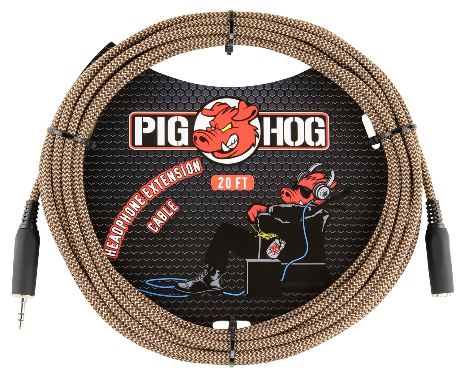 Pig Hog PHX35-20RPP Headphone Extension Cable 20ft