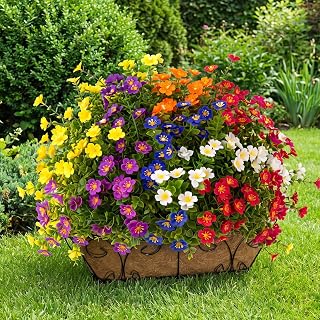 Giegxin Artificial Eucalyptus Flowers Outdoor UV Resistant