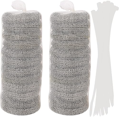 24 trampas de pelusa de acero inoxidable para lavadora, trampas de pelusa para manguera de lavadora con 24 bridas para cables, filtro de malla para