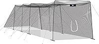 AnythingSports 40ft & 60ft Full Batting Cage Package - Complete Baseball Softball Cage with Frame Poles & Netting
