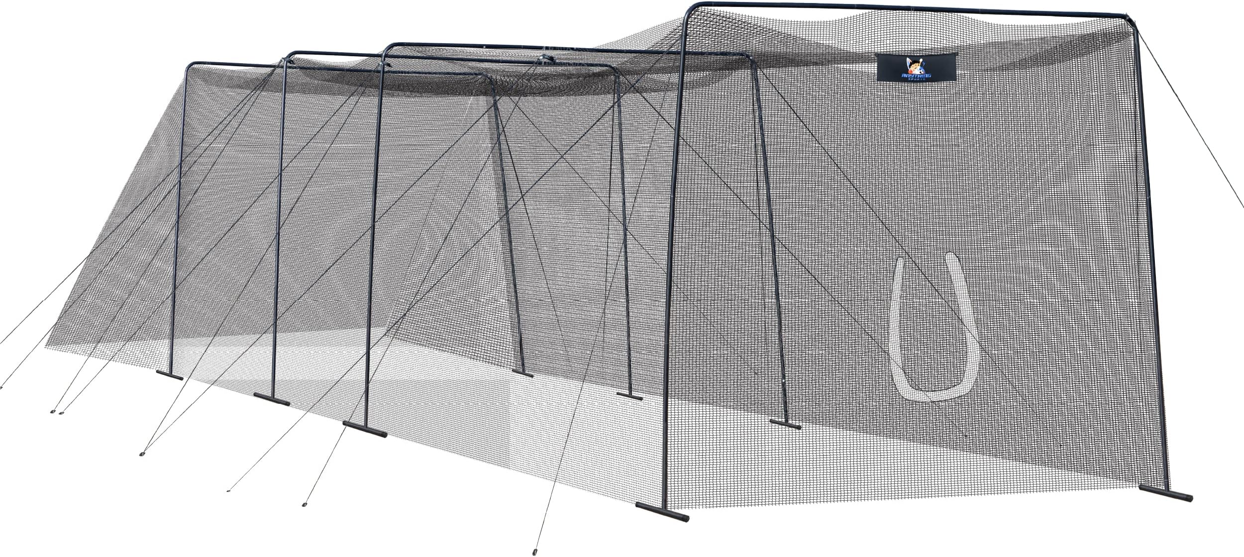 ANYTHING SPORTSFull 40 and 60 Foot Batting Cage. Perfect Baseball Batting Cage, Softball Batting Cage, Complete Package with Frame and Netting