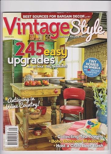 VINTAGE STYLE MAGAZINE BEST SOURCES FOR BARGAIN DECOR #231 WINTER