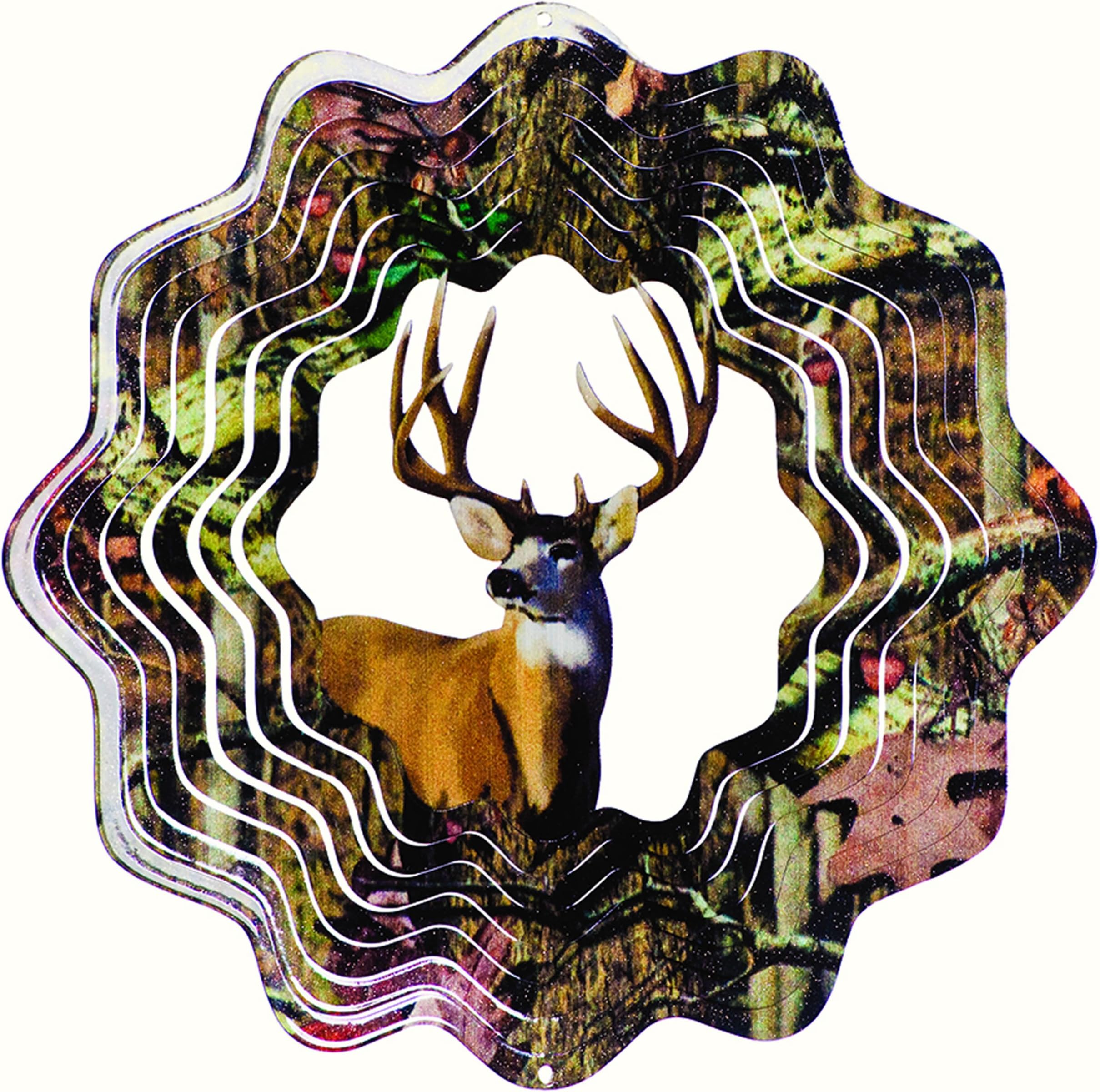 Iron Stop MOD157-10 Mossy Oak Mule Deer Wind Spinner