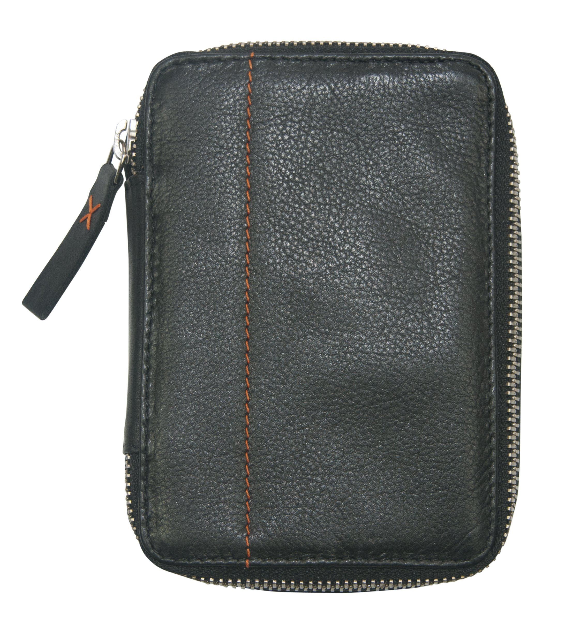 Premium Diabetiker Etui mini aus echtem Nappaleder - Isolierende Insulinpumpen Tasche für Reisen - Diabetes Organizer für Blutzuckermessgeräte, Insulinpen und Zubehör (10,5 x 15 x 3 cm)
