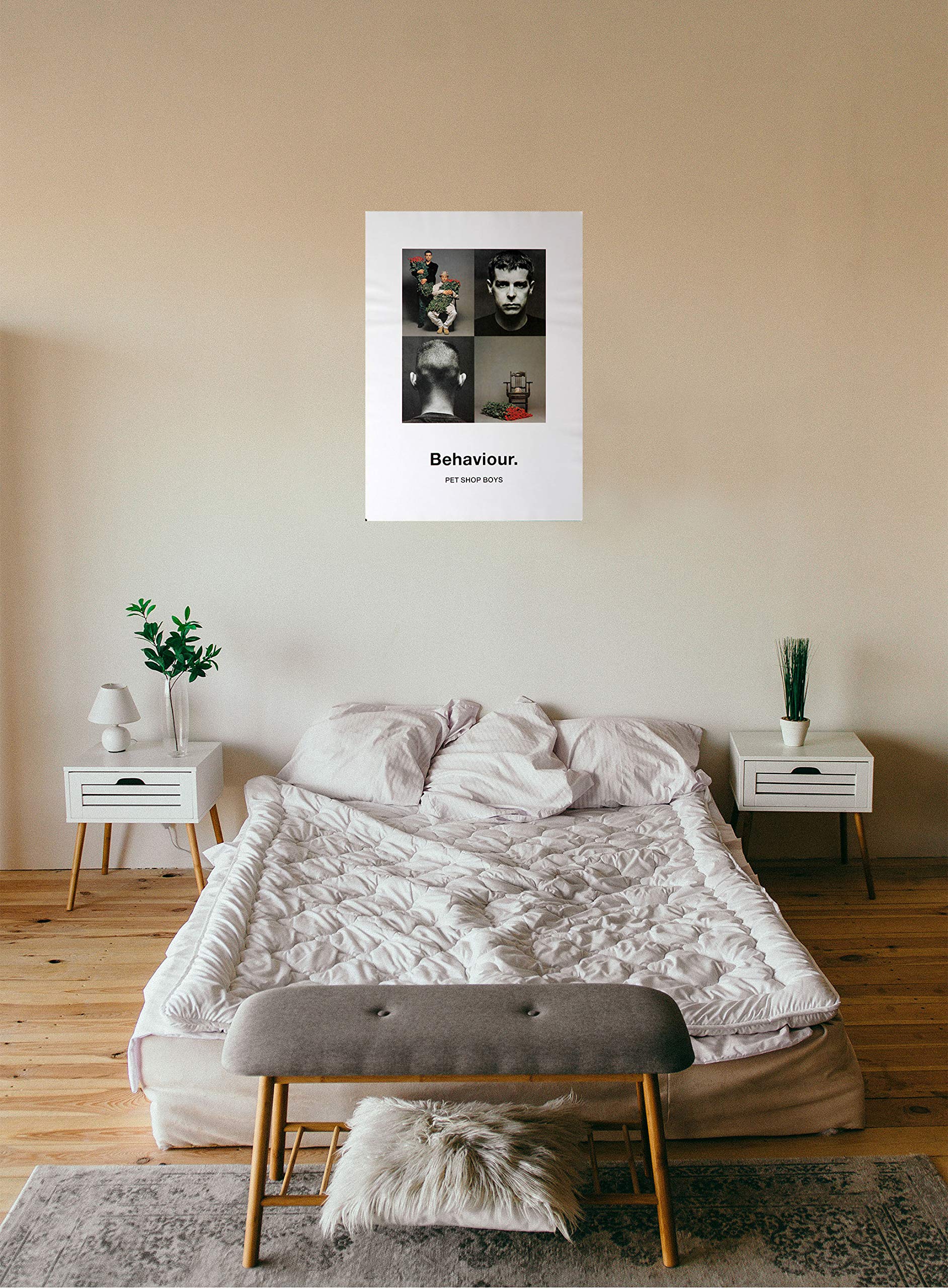 Premium Poster/Plakat | DIN A1 | Wanddeko | Live Konzert Veranstaltung » Pet Shop Boys - Behaviour, 1990 «