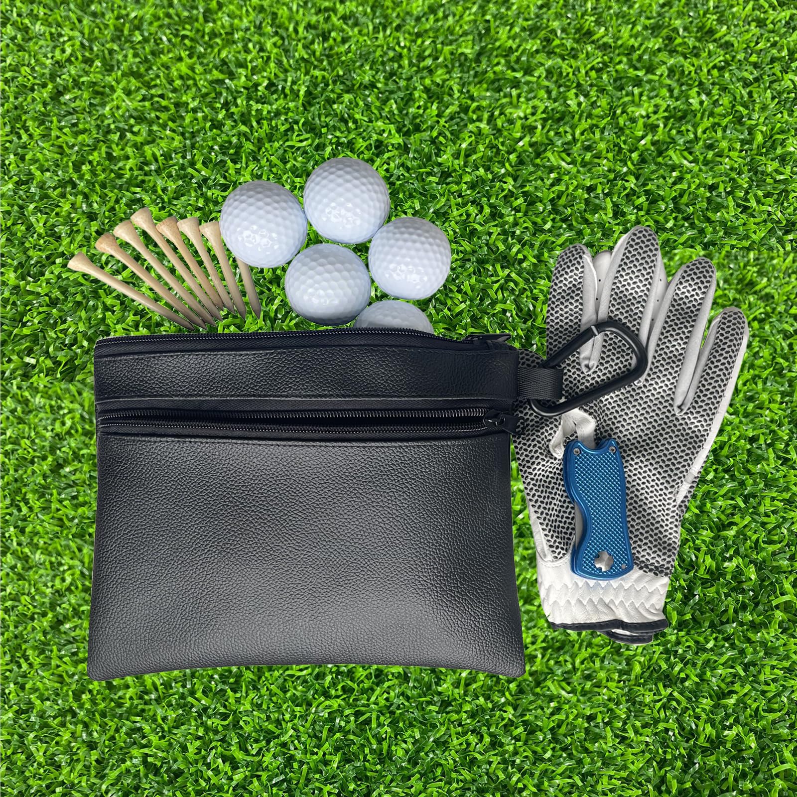 Amazon.com : CORECISE Golf Ball Pouch,Golf Tee Bag Tee Holder Bag