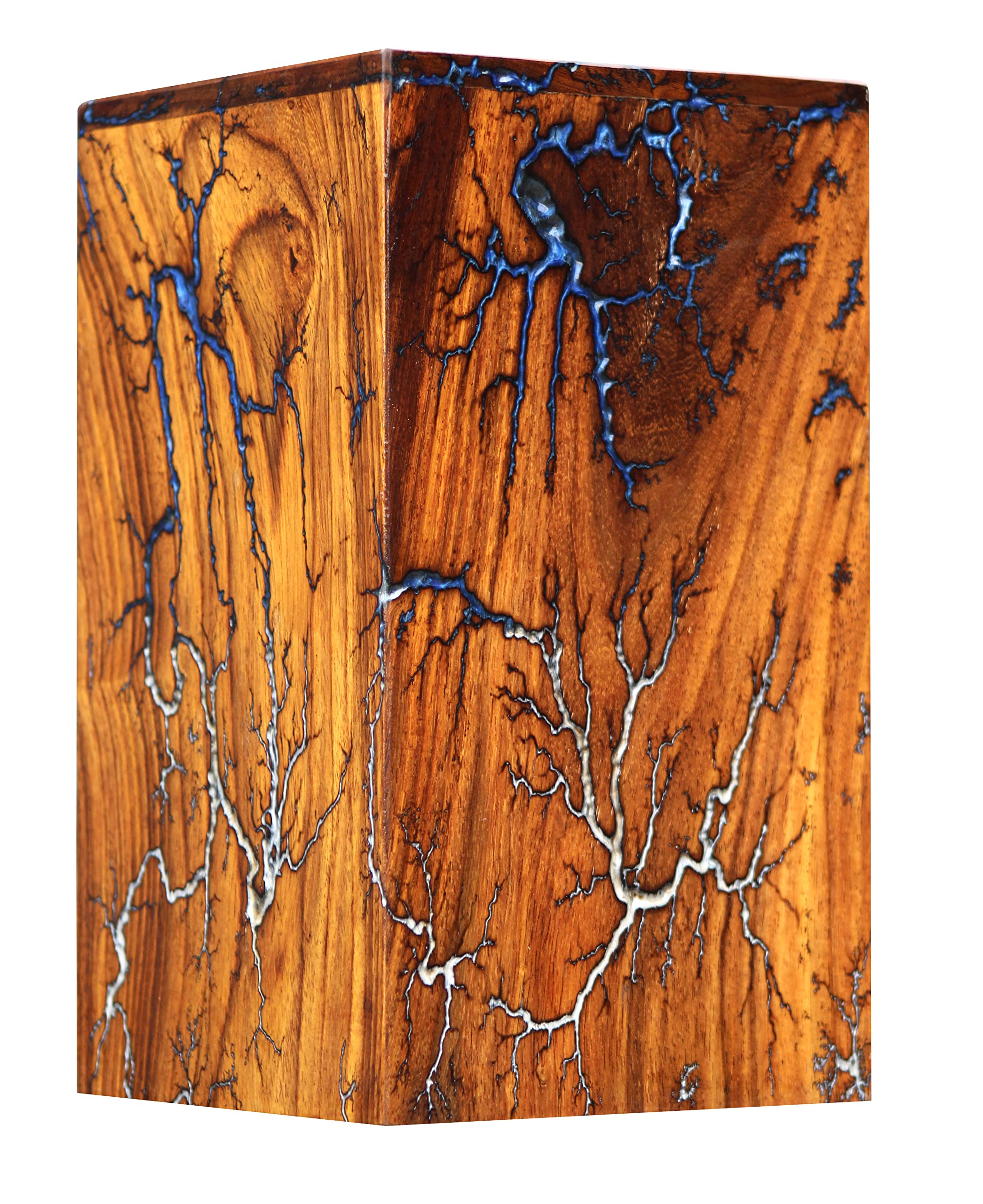 Memorials Large Wooden Urns for Ashes Adult Male/Female - Real Wood Urns for Human Ashes Adult Female/Male - Cremation Urns for Adult Ashes up to 250 lbs (M(9.5X5.5) 172 Cu Inches)