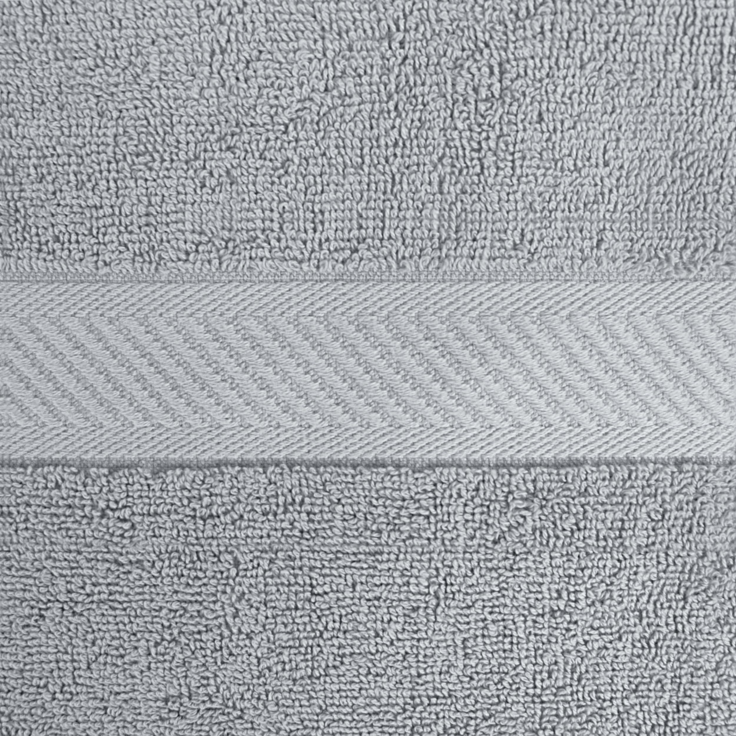 Utopia Towels Lot de 6 serviettes de bain moyennes, 500 g/m², 100 % coton filé à l'anneau, légères et très absorbantes, séchage rapide, pour hôtel, spa et salle de bain, 61 x 122 cm, gris électrique