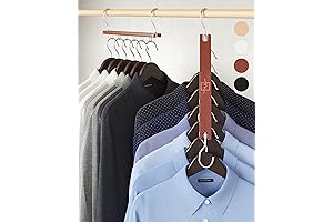 MORALVE CLOSET SPACE SAVING ORGANIZER & SPACE SAVER 4 PACK