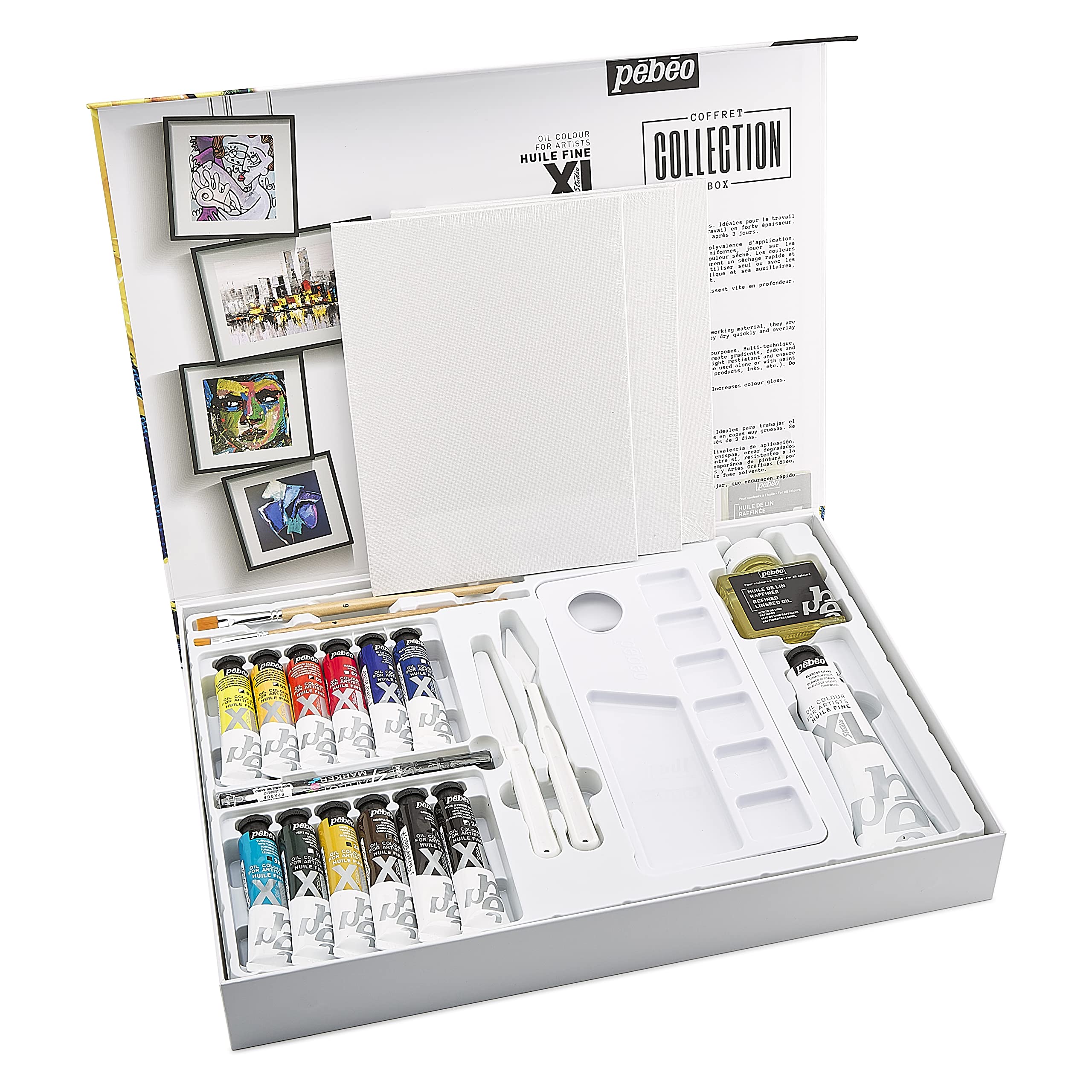Pébéo Huile Fine XL Coffret Collection, Mixte, 39,5x28,2x4,9cm 920113