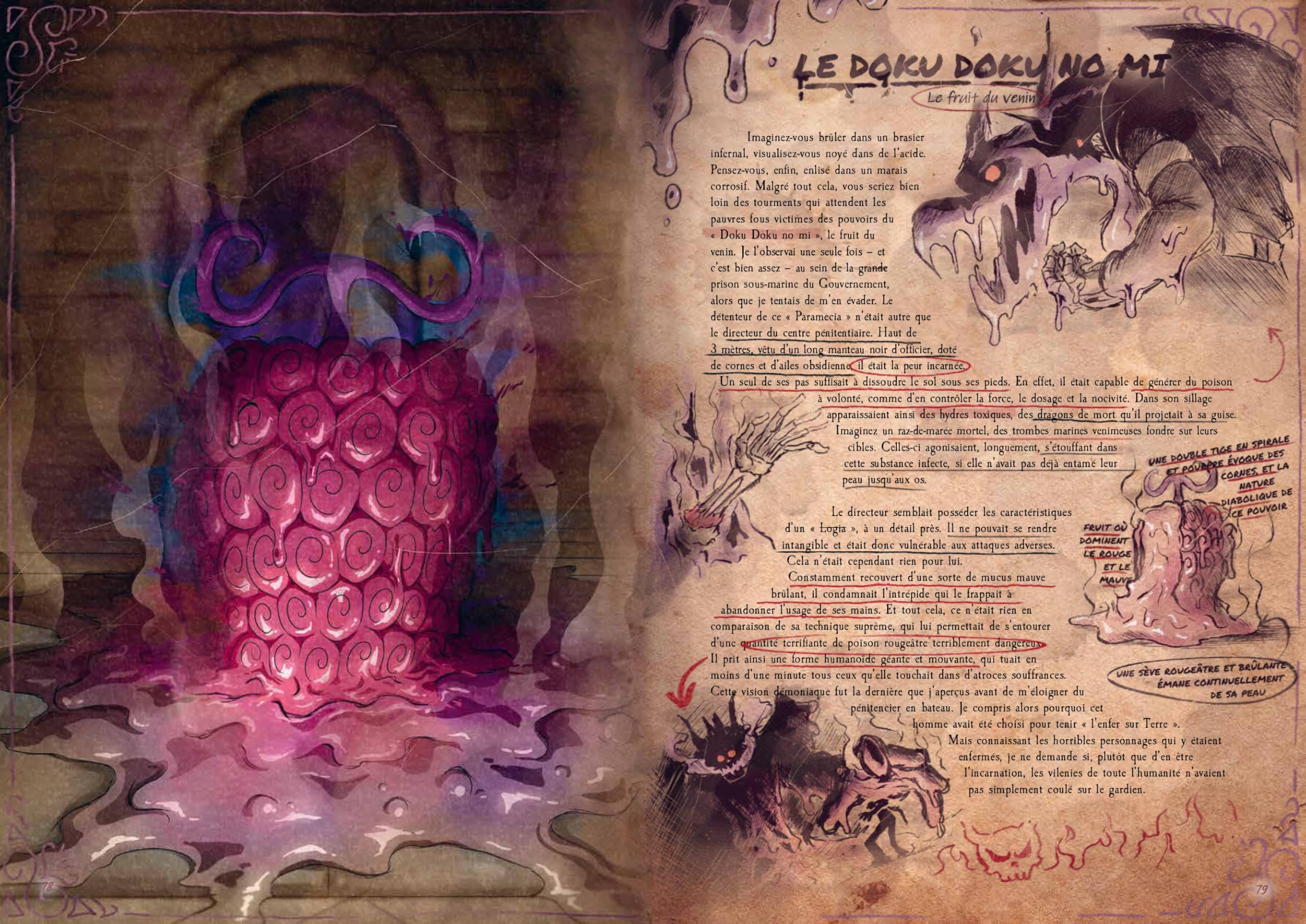 Fruits du Démon, l'Encyclopédie