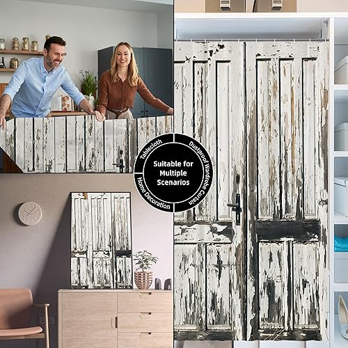 Miniatura 7 de Cortina de ducha para baño, 72 pulgadas de ancho x 72 pulgadas de alto, diseño náutico de verano, playa, olas, decoración de bañera, paisaje marino,