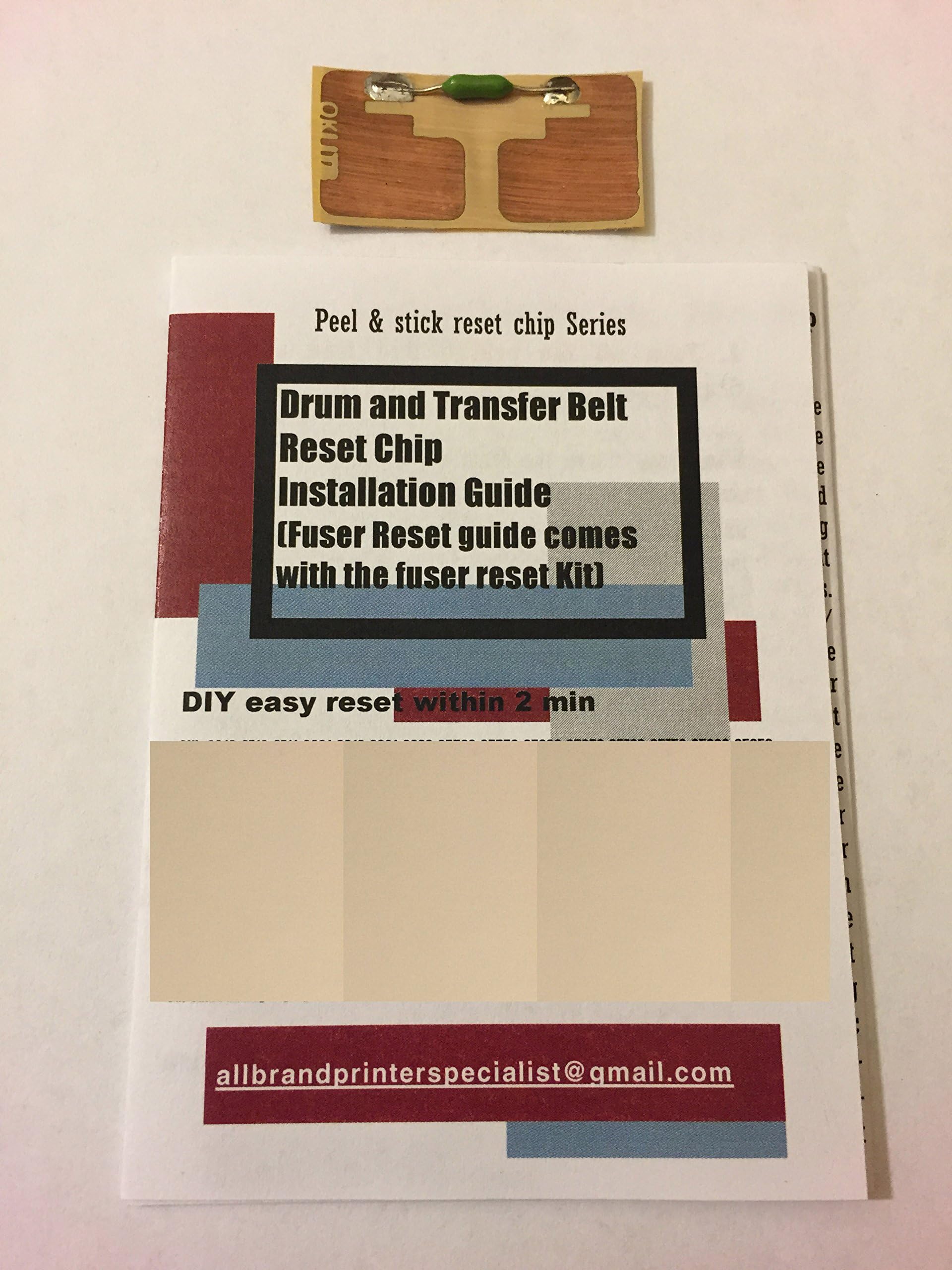Super Easy Reset Solution for OKI OKIDATA C6000, C6050, ES6405, ES6410 n dn dtn hdtn MFP