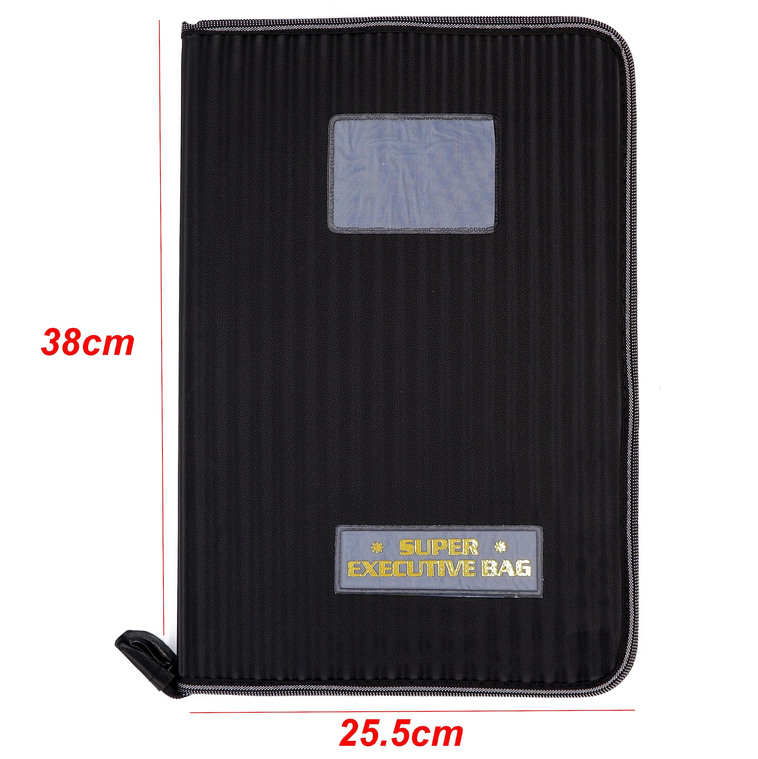 Asraw Professional PU Leather Executive File Folder 20 Leafs