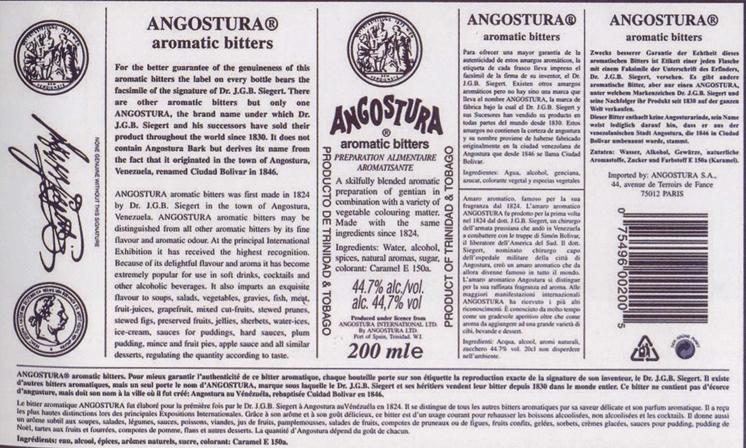 Angostura Bitters 200ml