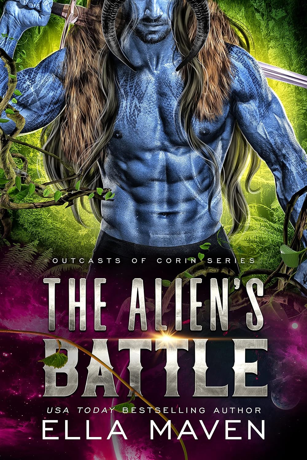 Amazon.com: The Alien's Battle: A SciFi Alien Romance (Outcasts of ...