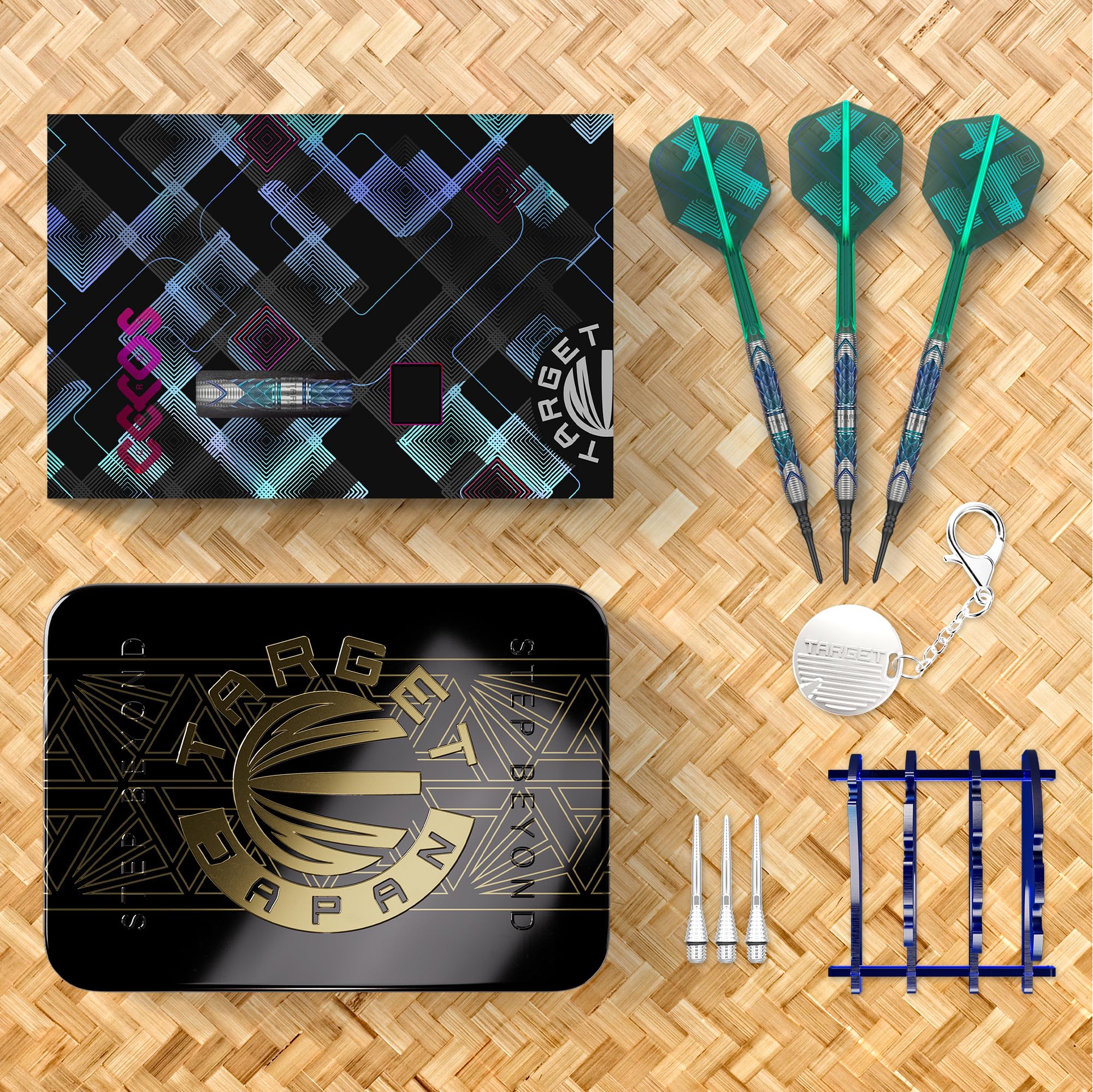 Target Japan Kaze Series Ceros 03 Soft Tip Darts with Kflex, 19G