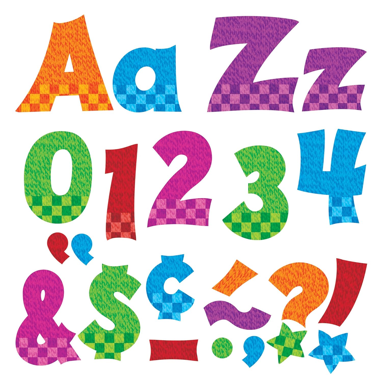 Snazzy 4-Inch Friendly Uppercase/Lowercase Combo Pack (English/Spanish) Ready Letters®