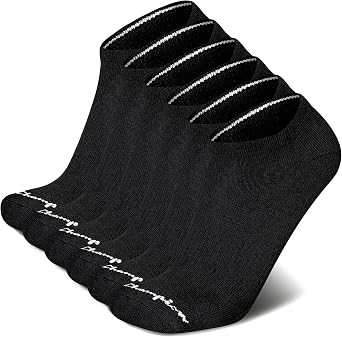Champion Mens Low Cut Beathable Moisture-Wicking Athletic Socks 6-Pack