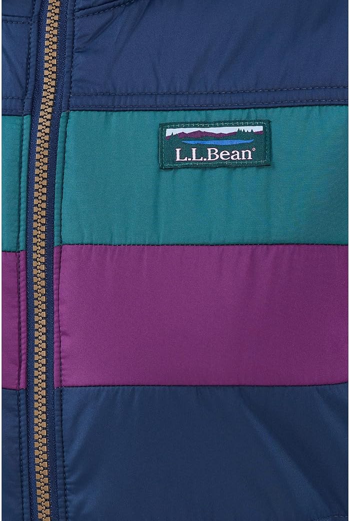 Женская куртка L.L.Bean Mountain Classic Puffer Coat Color-Block, цвет: Синий — фото 2