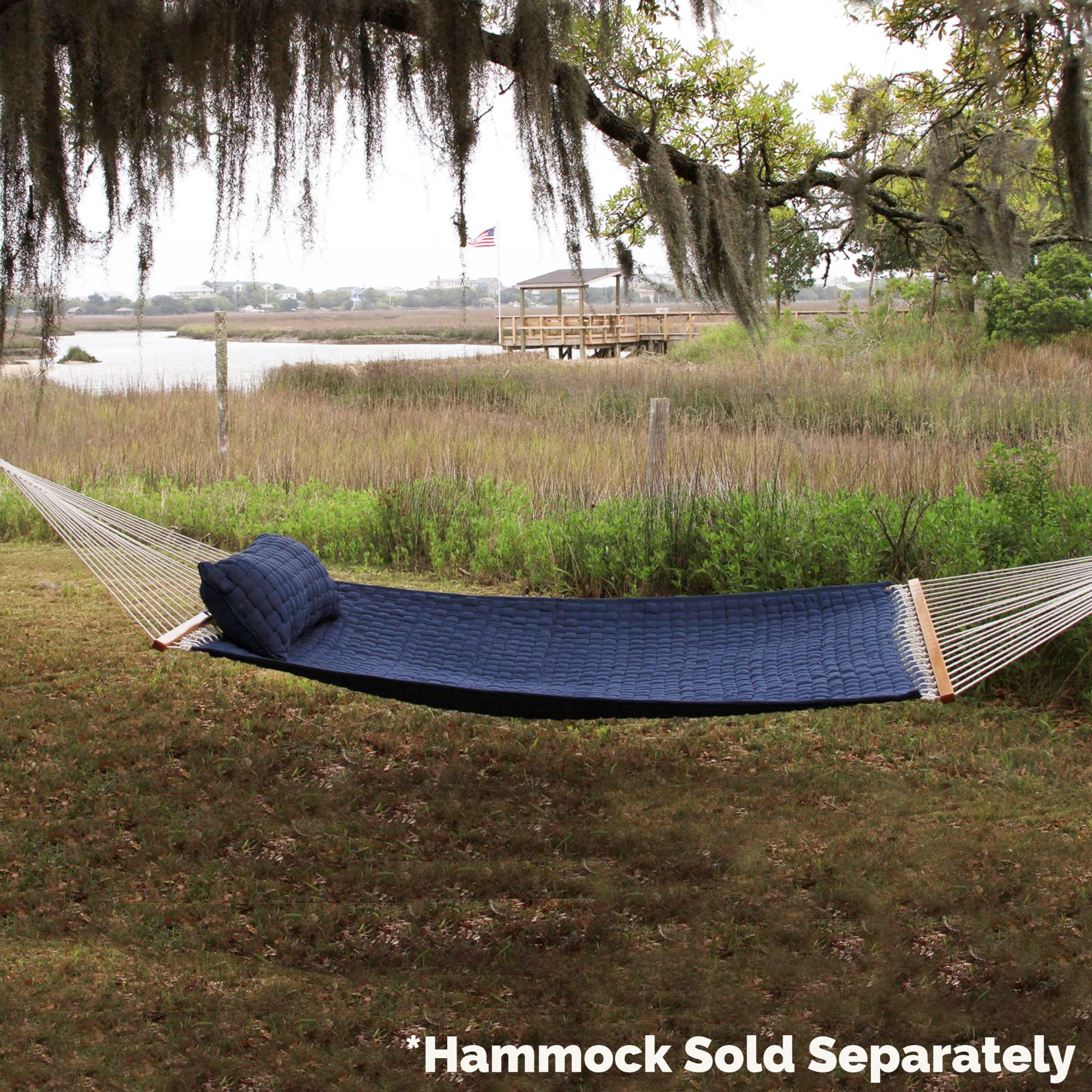 Original Pawleys Island B-Weave-BL Soft Weave Hammock Pillow, Blue