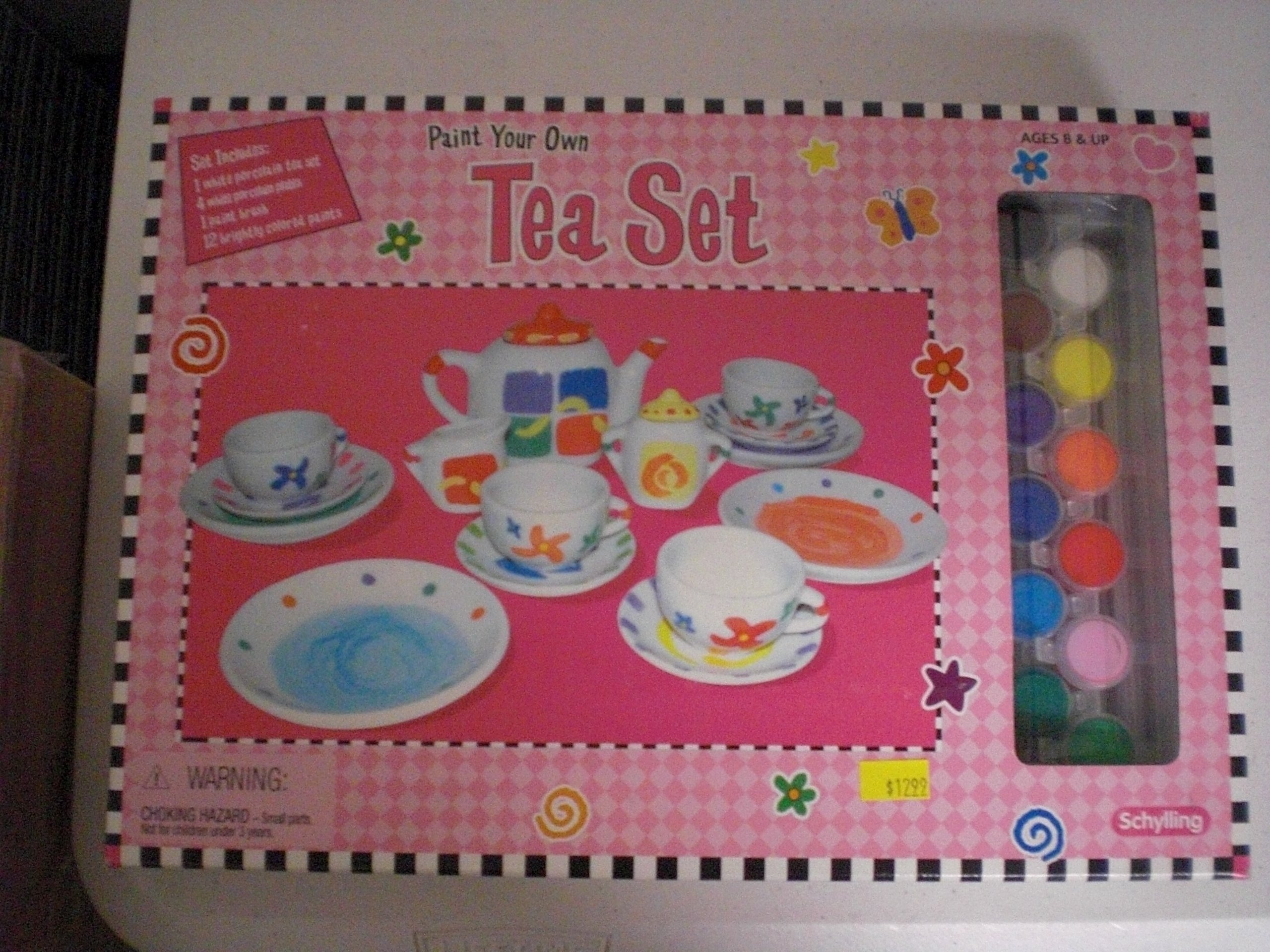 Schylling Paint Your Own Tea Set