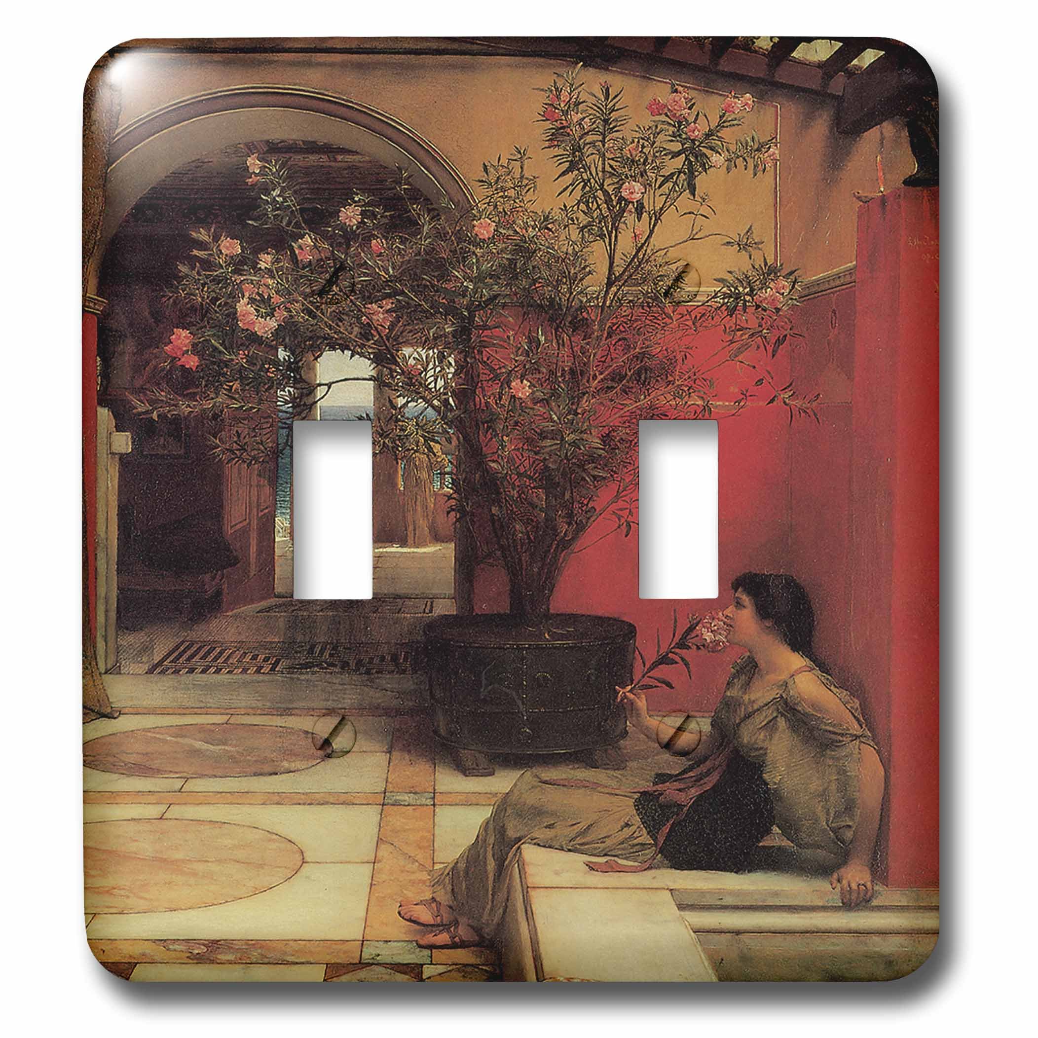 Interrupteur double à bascule Oleander Alma-Tadema pour salon chic