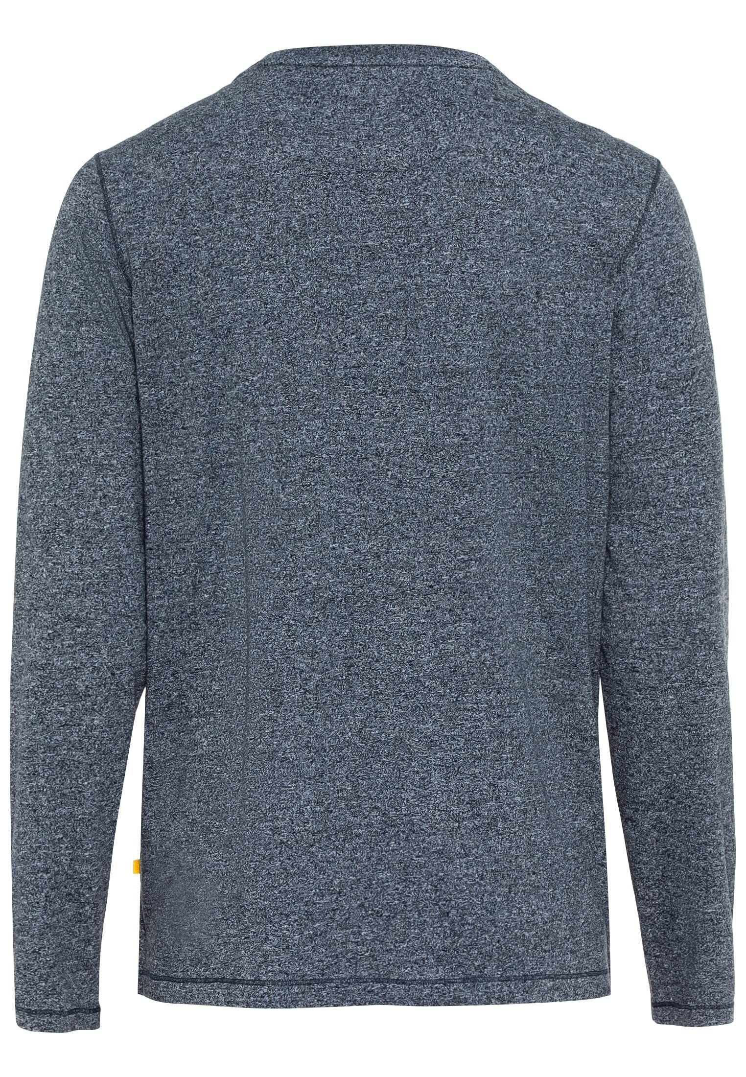 camel active Herren Henleyshirt im Regular Fit | Longsleeve Langarmshirt aus nachhaltiger Baumwolle perfekt für Alltag und Freizeit