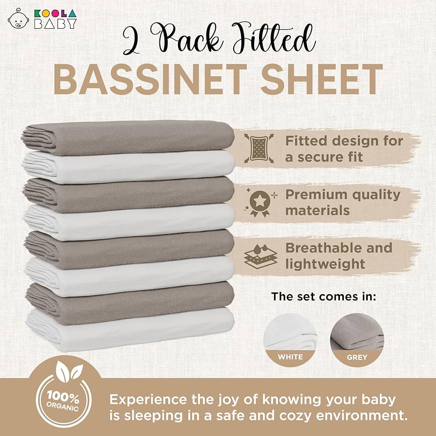 その他 son and daughter Koa Linen Sets Natural Amazon.com: Bassinet Fitted Sheets - Compatible with Graco