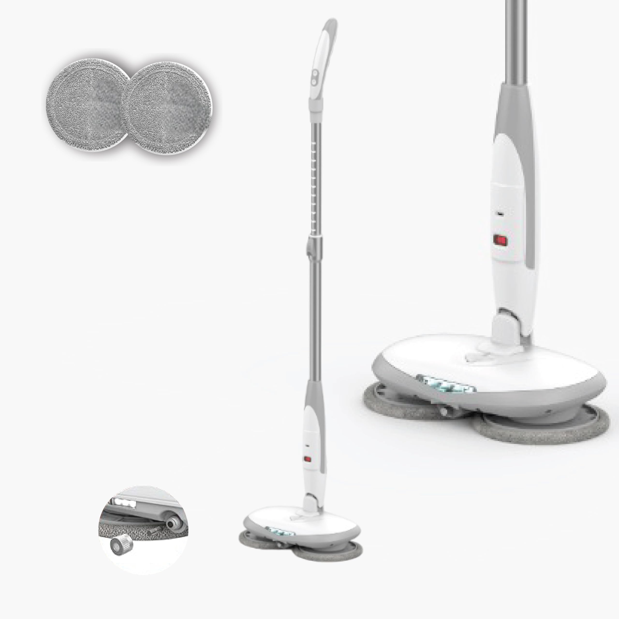 Nexlev Cordless Electric Spin Mop Swipe+| 180RPM Power Motor | 50 min use time| 200ml Tank| One Click Water Spray| 2000mAh Battery | Type C| LED Headlights| Washable mop Pads |SPM-01 (B0DCK7J87D) Amazon Price History, Amazon Price Tracker