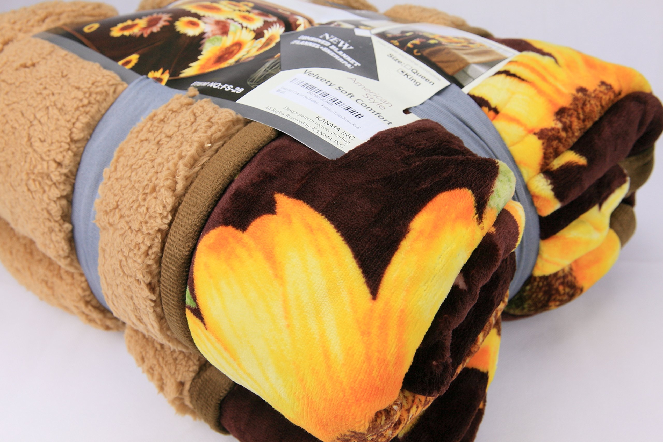 Buy Osaka Soft Comfort Bed Blanket Machine Washable (Yellow Brown