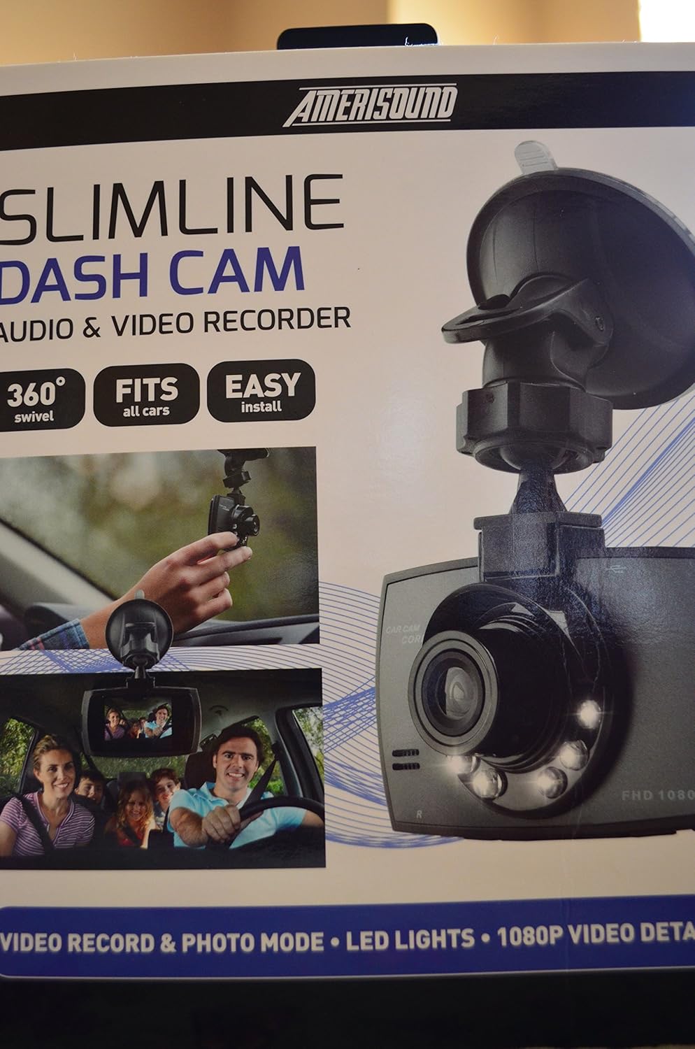 Slimline Dash Cam Audio & Video Recorder Electronics