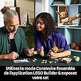 LEGO Pokémon Eevee Figure - Building Set for Adults - Anime Model Kit w/Posable Limbs, Ears & Tail - DIY Room or Desk Decor - Collectible Gaming Gift Idea - 72151 - 6