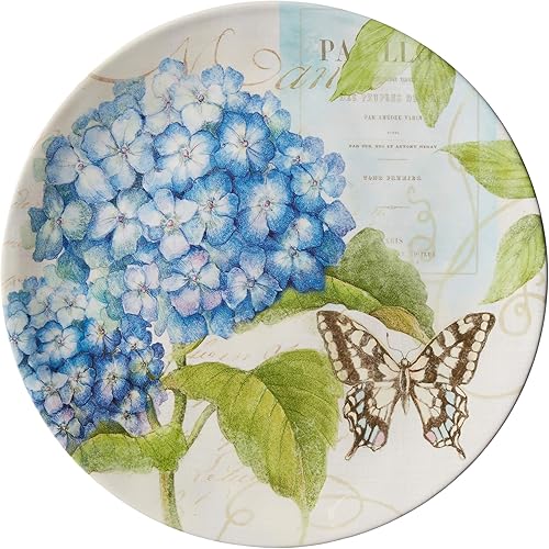 Miniatura 3 de Hydrangea Garden - Juego de vajilla de melamina de 12 piezas, servicio para 4