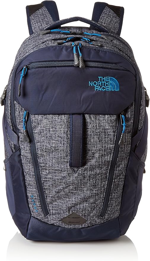 north face surge backpack blue