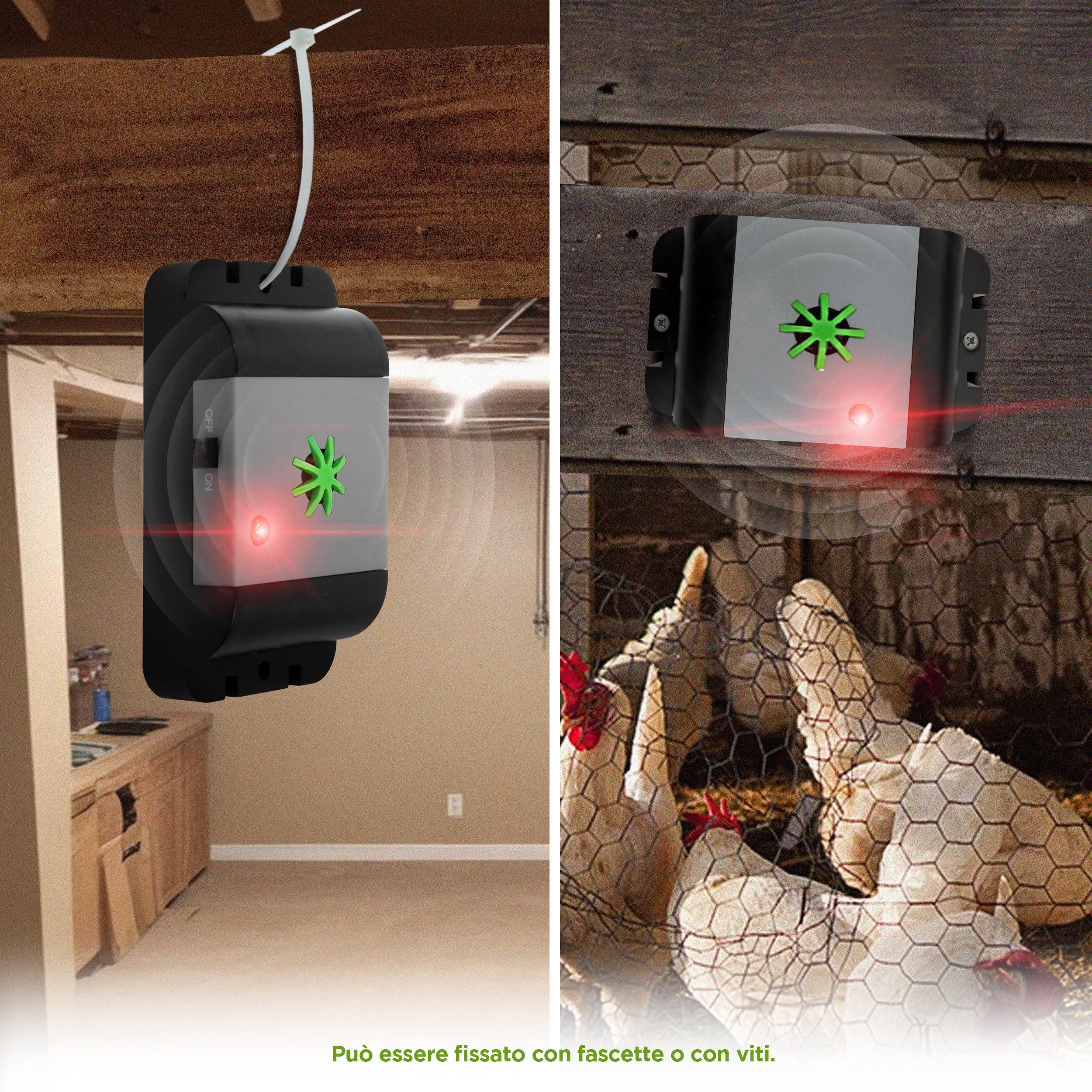 ISOTRONIC Repellente Ultrasuoni Topi e Ratti per Soffitta Garage Giardino, Dissuasore Professionale Senza Veleno, Portata 40m², Protezione Efficace Interno ed Esterno, Difesa Stop Roditori (3 Unità)