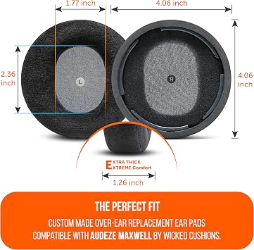 WC StealthZ Maxwell - FPS Earpads for Audeze Maxwell, Xbox & PS5