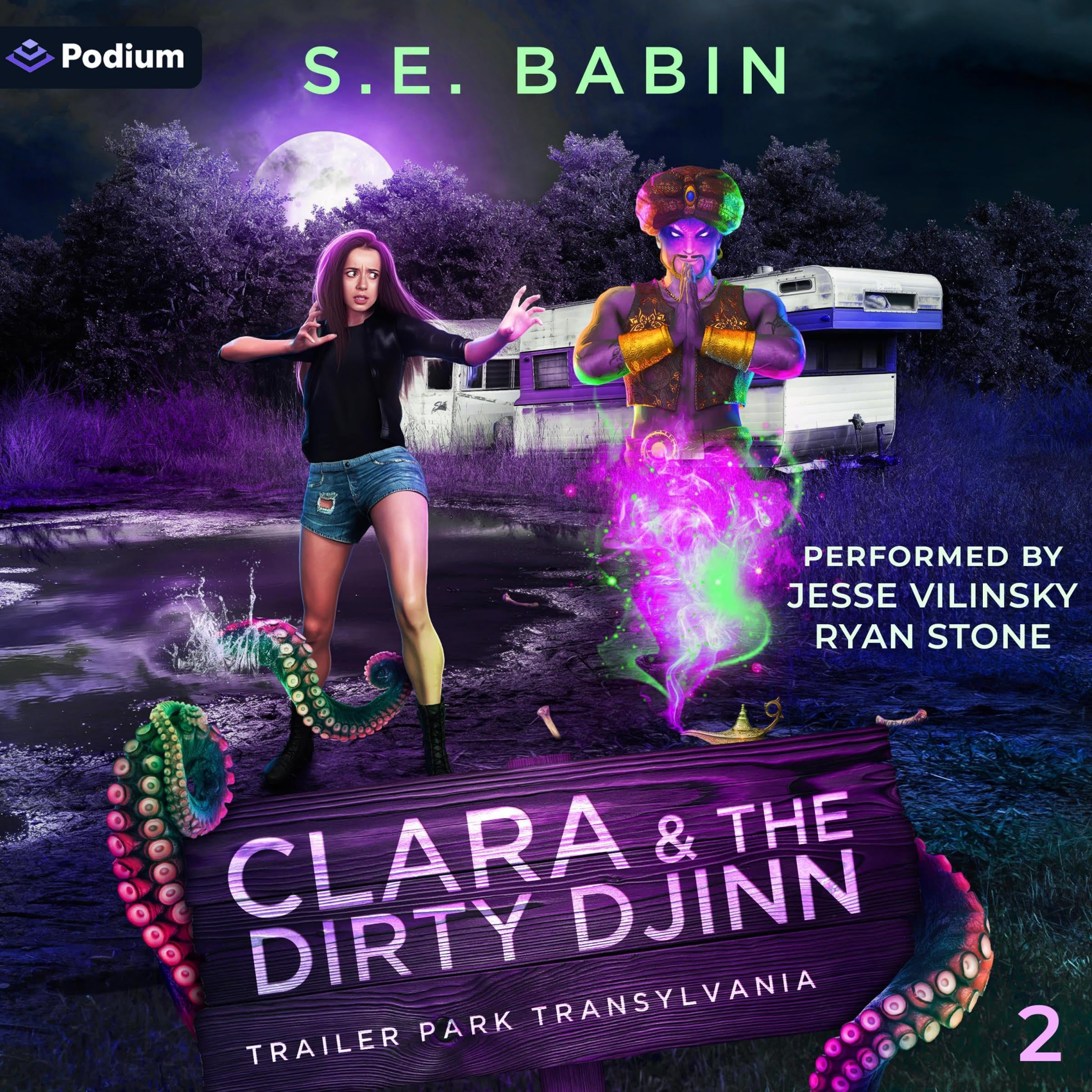 Cover art for Clara & the Dirty Djinn