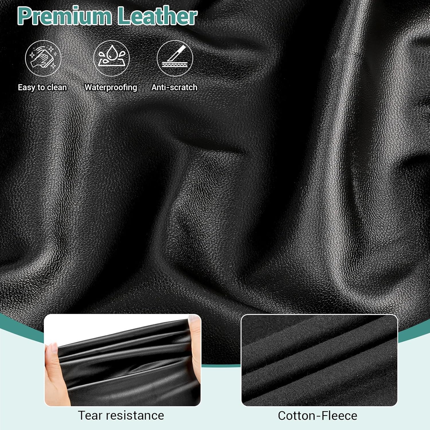 Massage Table Cover Protector Leather Massage Bed Cover Wipeable, Reusable & Waterproof Massage Table Sheets Fits for 28-32 Inch Wide Lash Bed/Esthetician Bed/Physical Therapy Table/Spa
