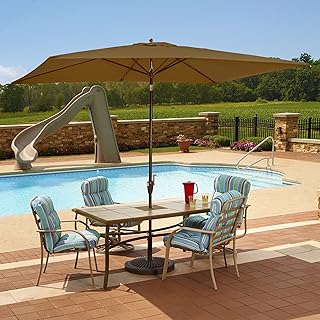 Amazon Com Patio Umbrellas Brown Umbrellas Umbrellas Shade Patio Lawn Garden