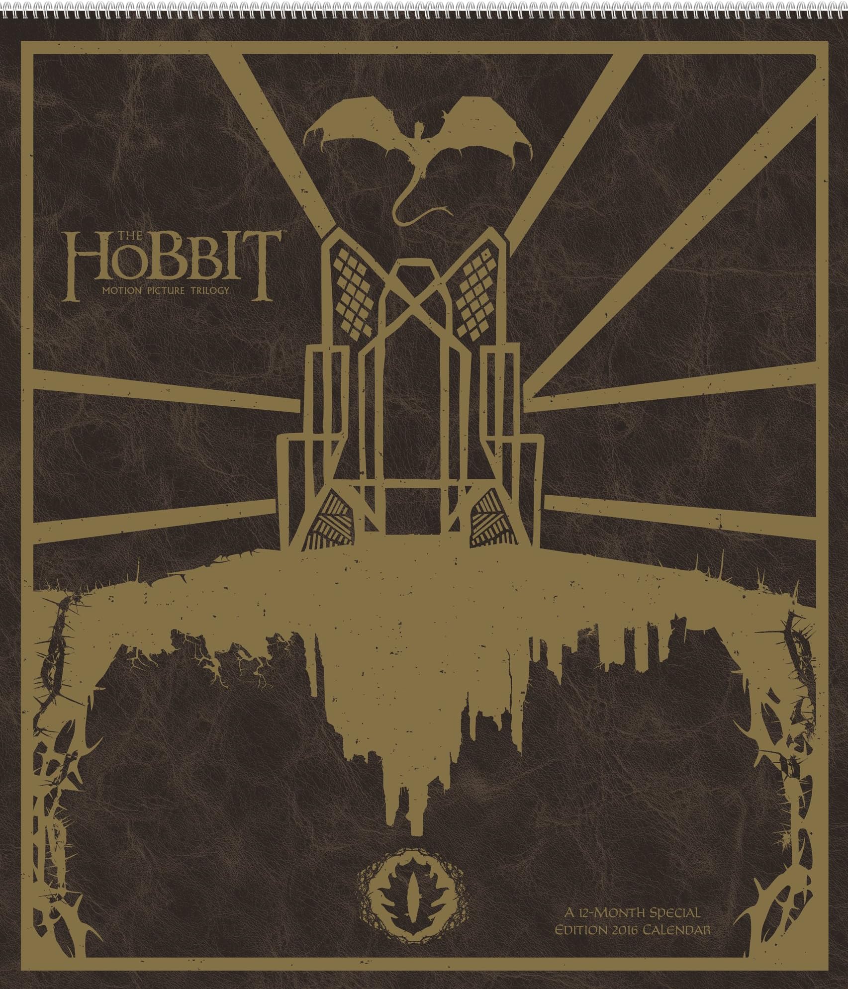 The Hobbit Motion Picture Trilogy 2016 Calendar