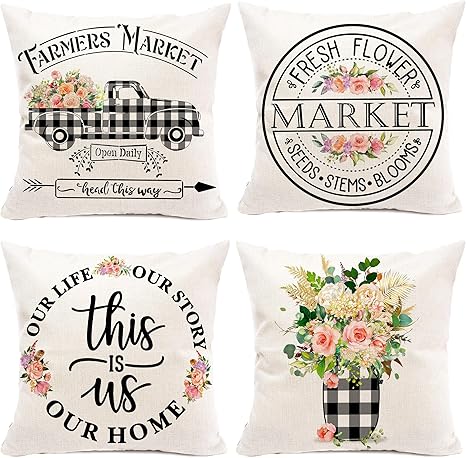 amazon spring pillow covers