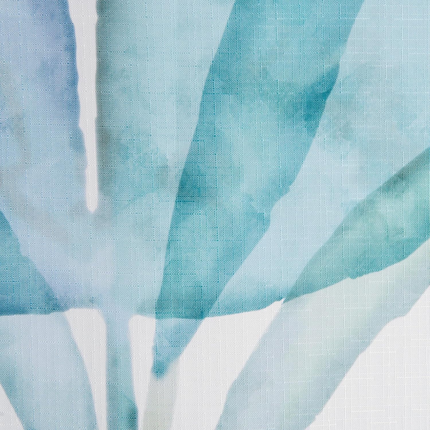 Abstract Botanical Watercolor Polyester Shower Curtain 70" x 72"