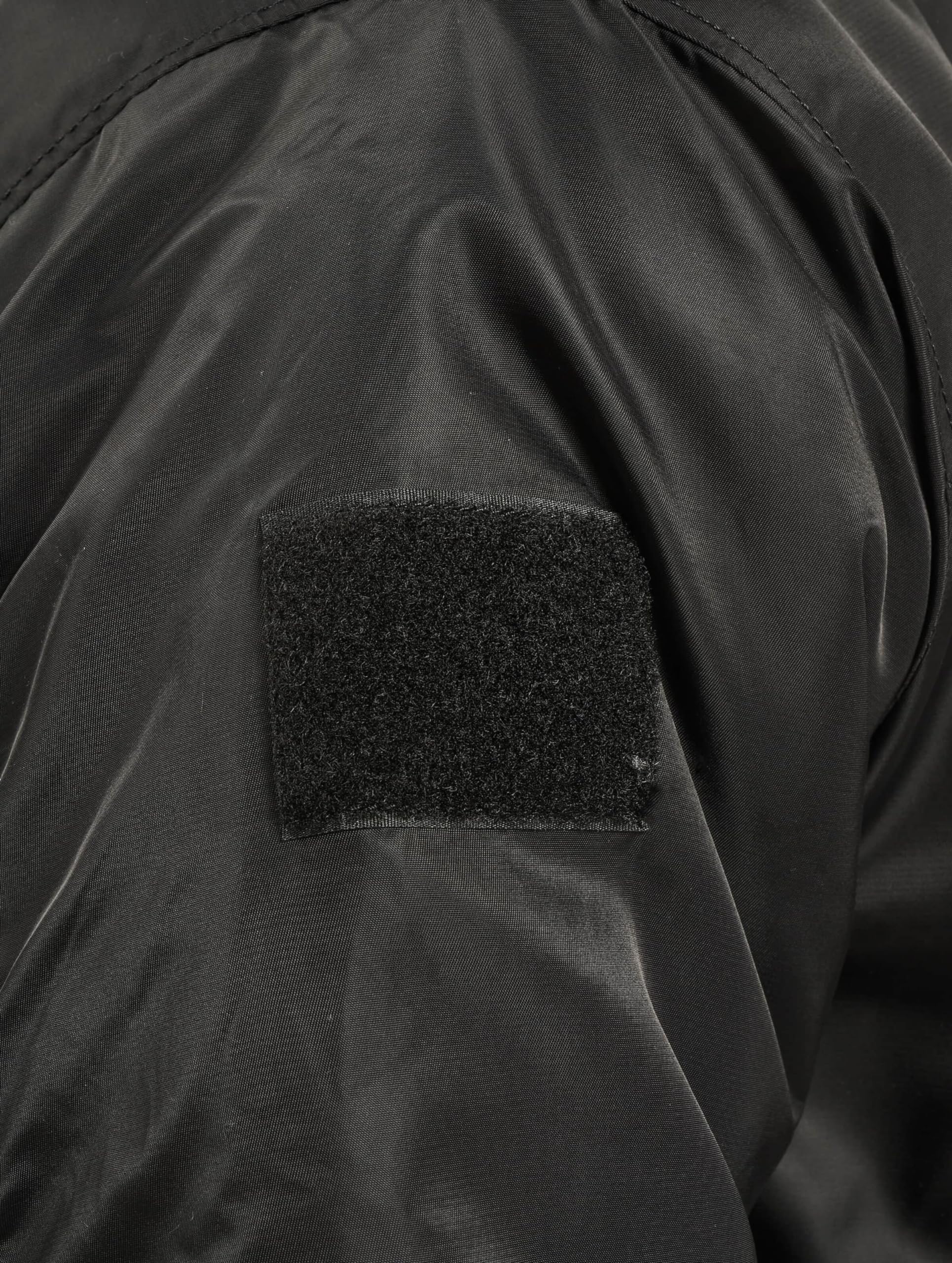 Brandit MA1 Sweathood Uomo Giacca Bomber nero 100% nylon