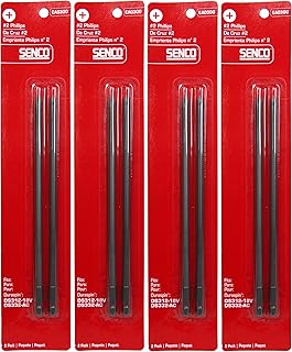 Senco EA0300#2 Phillips Drive Bits - Duraspin Technology Integrated Auto-Feed Screw System (4-2 Packs)